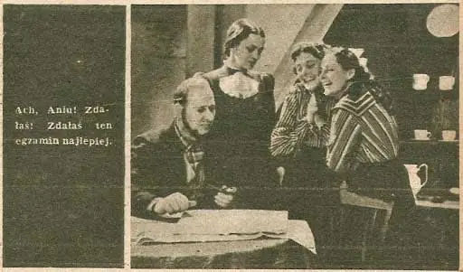 coupure de journal avec photographie de plateau de l’émission montrant deux jeunes filles s’étreignant sous le regard d’un homme et d’une femme